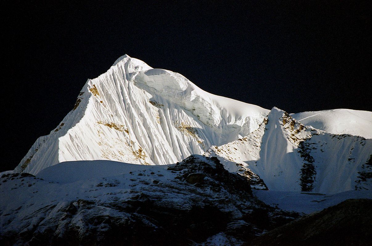 403 Singu Chiuli, Fluted Peak From Annapurna Sanctuary Base Camp